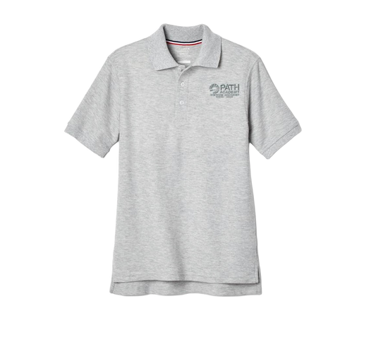 Short Sleeve Polo - Heather Gray